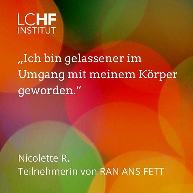 LCHF, Abnehmen ohne zu Hungern, Low Carb, Ran ans Fett, Online-Kurz, LCHF Erfahrungen